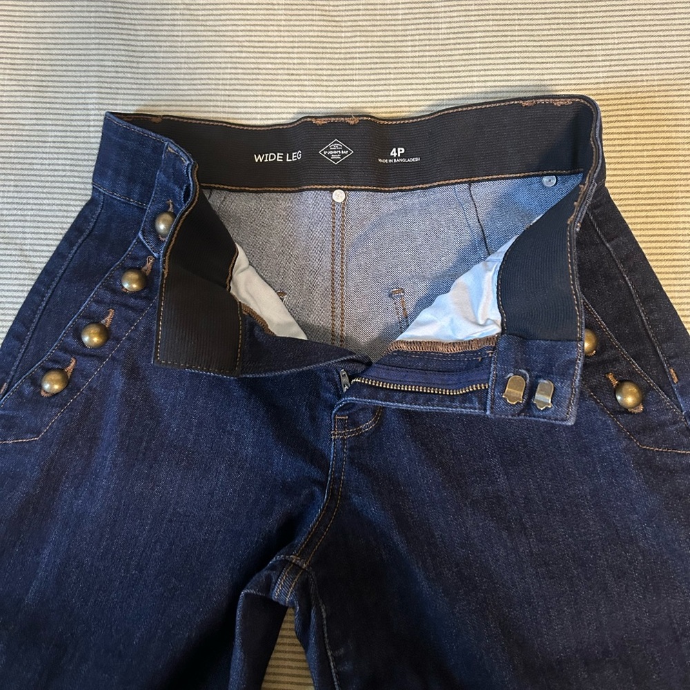 St. John's Bay Blue Flare Wide Leg Jeans